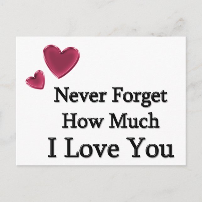 Cartão Postal Eu Te Amo (Frente)