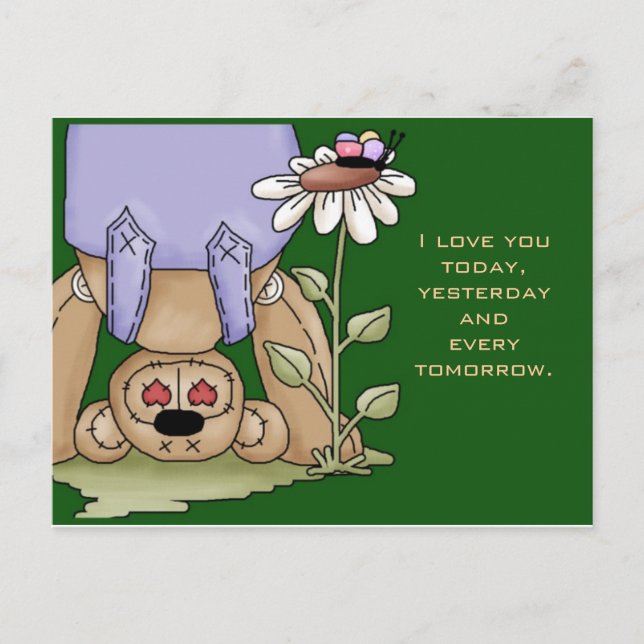 Cartão Postal Eu te amo (Frente)