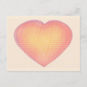 Cartão Postal Eu te amo