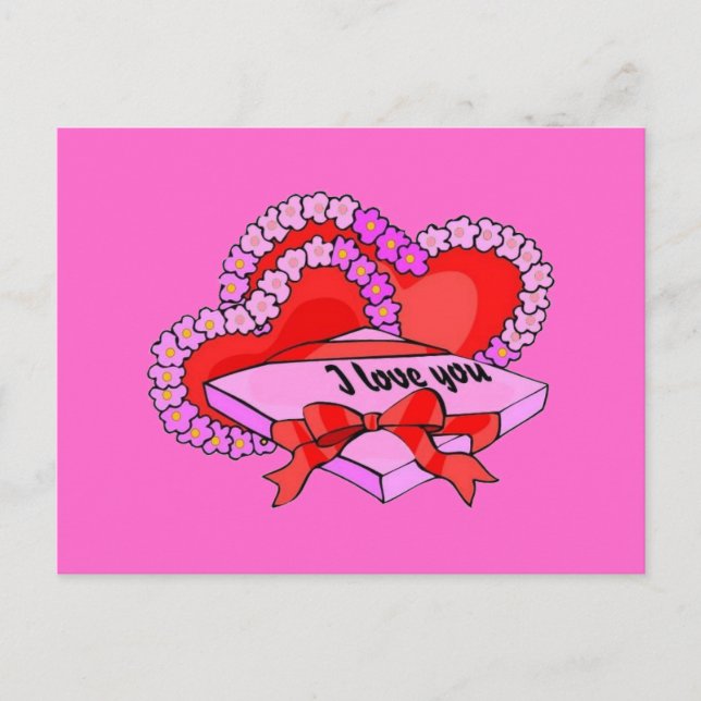 Cartão Postal Eu Te Amo (Frente)