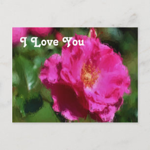 Cartão Postal Eu Te Amo Cartaz Rosa Rosa Rosa Rosa Rosa Rosa Ros
