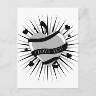 Cartão Postal Eu Te Amo Coração