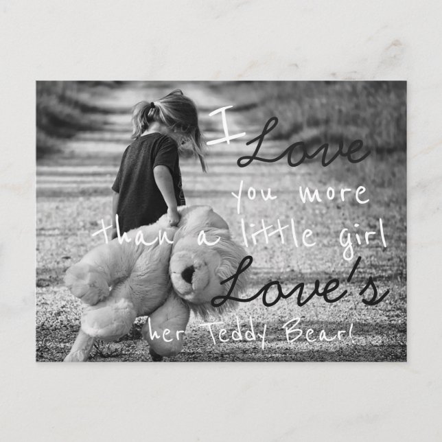 Cartão Postal Eu te amo mais (Frente)