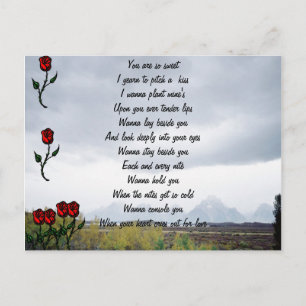 Cartão Postal Eu te amo postais