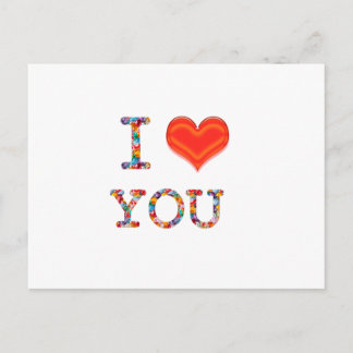 Cartão Postal EU TE AMO: Roteiro elegante do PRESENTE do romance