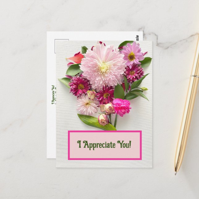 Cartão Postal Eu Te Aprecio! (Frente/Verso In Situ)