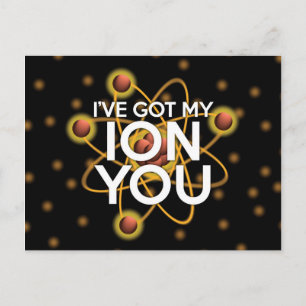 Cartão Postal EU TENHO A MINHA Piada DE Ciência DE ION