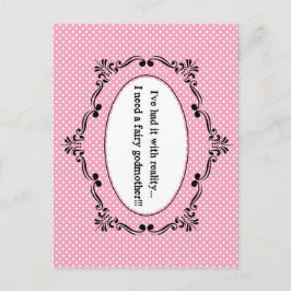 Cartão Postal Eu tive isso com a realidade