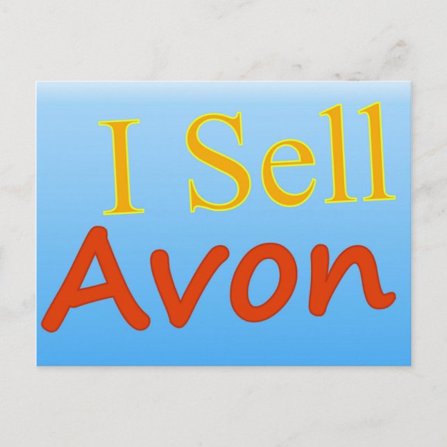 Cartão Postal Eu vendo Avon (Frente)