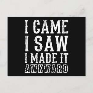 CARTÃO POSTAL EU VI QUE FIZ ISSO ENGRAÇADO DIZENDO O ESCRITÓRIO