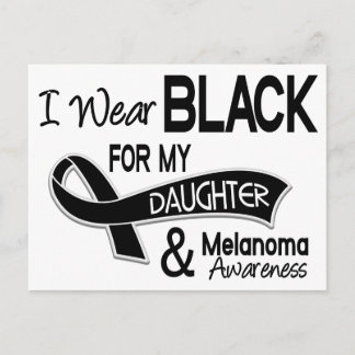Cartão Postal Eu Visto Preto Para Minha Filha 42 Melanoma