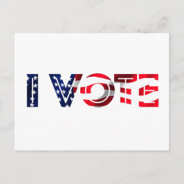 Cartão Postal Eu Voto