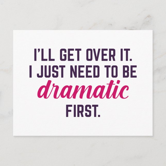 Cartão Postal Eu Vou Superar (Frente)