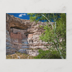 Cartão Postal EUA, Arizona. Montezuma Castle, As Ruínas