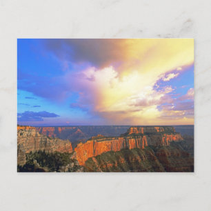 Cartão Postal EUA, Arizona, Parque Nacional Grand Canyon. Vista