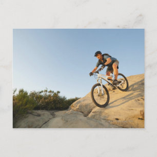 Cartão Postal EUA, Califórnia, Laguna Beach, Homem a andar de bi