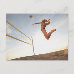 Cartão Postal EUA, Califórnia, Los Angeles, mulher tocando 2