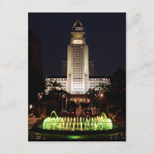 Cartão Postal EUA - Califórnia - Los Angeles - Prefeitura