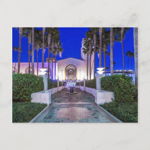 Cartão Postal EUA, Califórnia, Los Angeles, Union Station