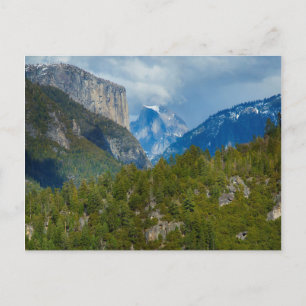 Cartão Postal EUA, Califórnia. Vista do Half Dome em Yosemite