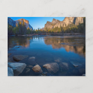 Cartão Postal EUA, Califórnia. Vista do Vale de Yosemite 2