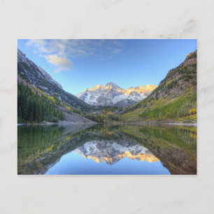 Cartão Postal EUA, Colorado, Maroon Bells-Snowmass