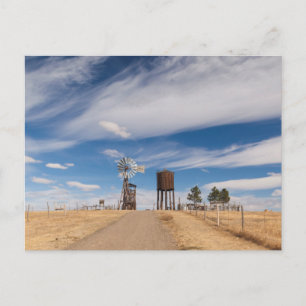 Cartão Postal EUA, Dakota do Sul, Stamford, 1880 Town