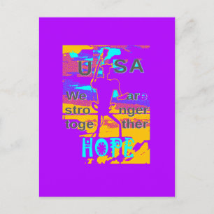 Cartão Postal EUA: Esperança Psicodélica: Arte sobre Unidade Neo