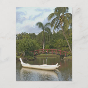 Cartão Postal EUA, Havaí, Kauai, Jardim do Luau da Família Smith