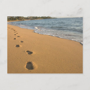 Cartão Postal EUA, Havaí, Kauai, Kapa'a, frente para a praia. RF