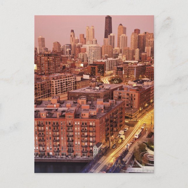 Cartão Postal EUA, Illinois, Chicago, Chicago River 2 (Frente)