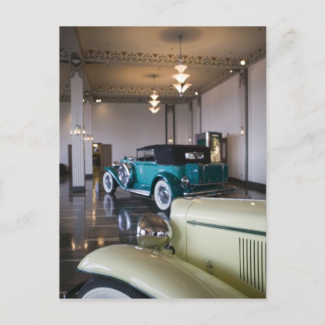 Cartão Postal EUA, Indiana, Auburn: Auburn, Cord, Duesenberg 8 (Frente)