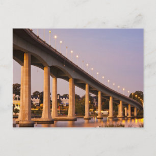 Cartão Postal EUA, Maryland, Annapolis. Ponte do rio Severn,