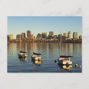 Cartão Postal EUA, Massachusetts, Boston skyline 3