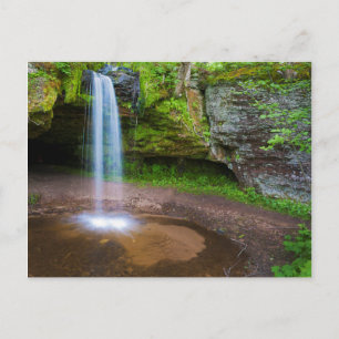 Cartão Postal EUA, Michigan. Scott's Falls No Michigan Superior