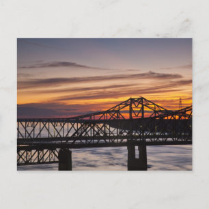 Cartão Postal EUA, Mississippi, Vicksburg. Rodovia I-20 e
