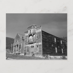 Cartão Postal EUA, Montana, reunião da Elkhorn Fraternity Hall