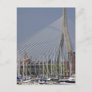 Cartão Postal EUA, Nova Inglaterra, Massachusetts, Boston, barco