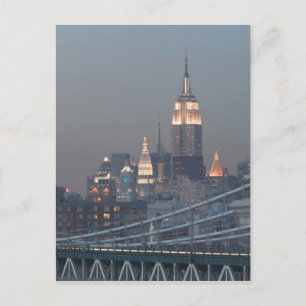 Cartão Postal EUA, Nova Iorque, View of Manhattan Bridge,