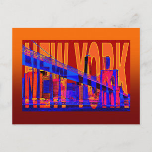 Cartão Postal eua nova york cidade Manhattan horizonte