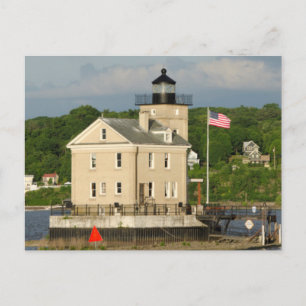 Cartão Postal EUA, Nova York, Kingston, Rio Hudson. Rondout