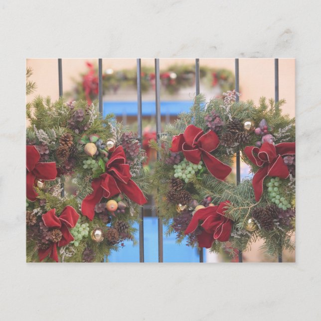 Cartão Postal EUA, Novo México, Papais noeis Fe: Galeria Rodoviá (Frente)