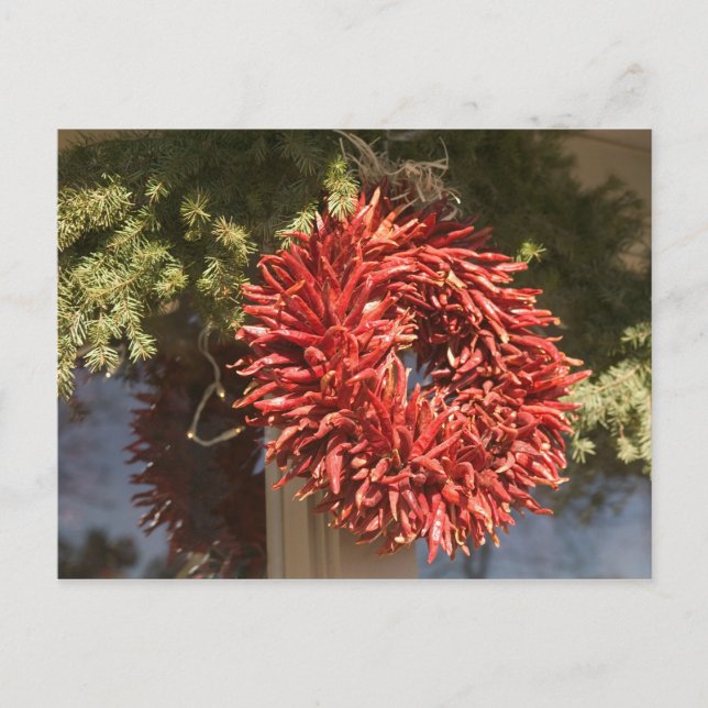 Cartão Postal EUA, Novo México, Papais noeis Fe: Papais noeis Ce (Frente)