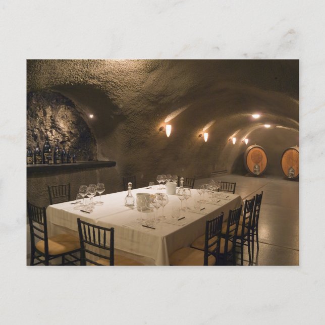 Cartão Postal EUA, Oregon, Dundee. Sala de jantar em Archery (Frente)