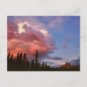 Cartão Postal EUA, Oregon, Floresta Nacional de Umpqua. Tempesta
