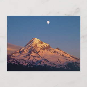 Cartão Postal EUA, Oregon, Mt Hood. Criadas sunset aclaram
