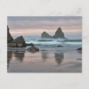 Cartão Postal EUA, Oregon, Praia Bullards