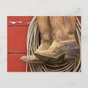 Cartão Postal EUA, Oregon, Seneca, Ponderosa Ranch. Close-Up