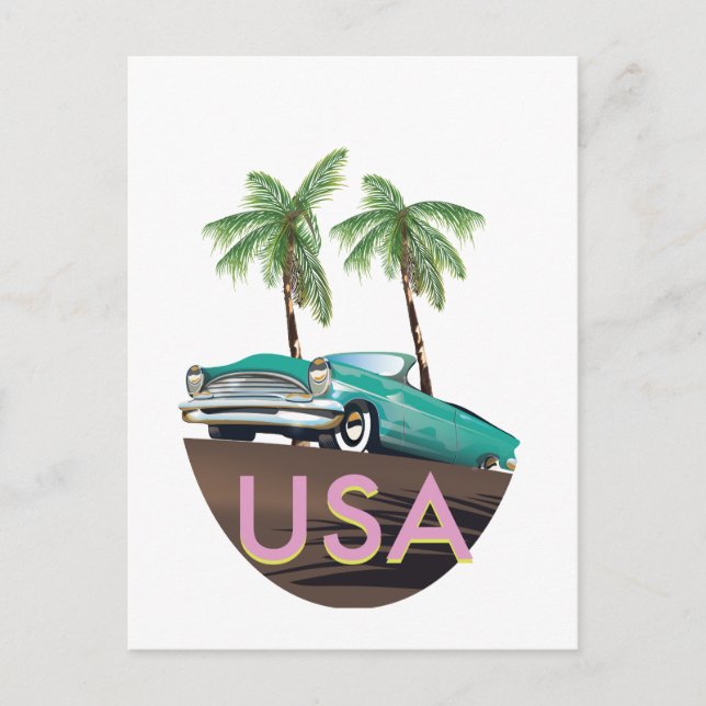 Cartão Postal EUA Tropical (Frente)