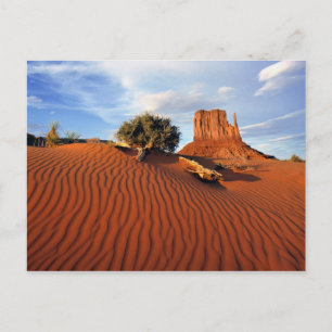 Cartão Postal EUA, Utah, Monument Valley. Vento cria